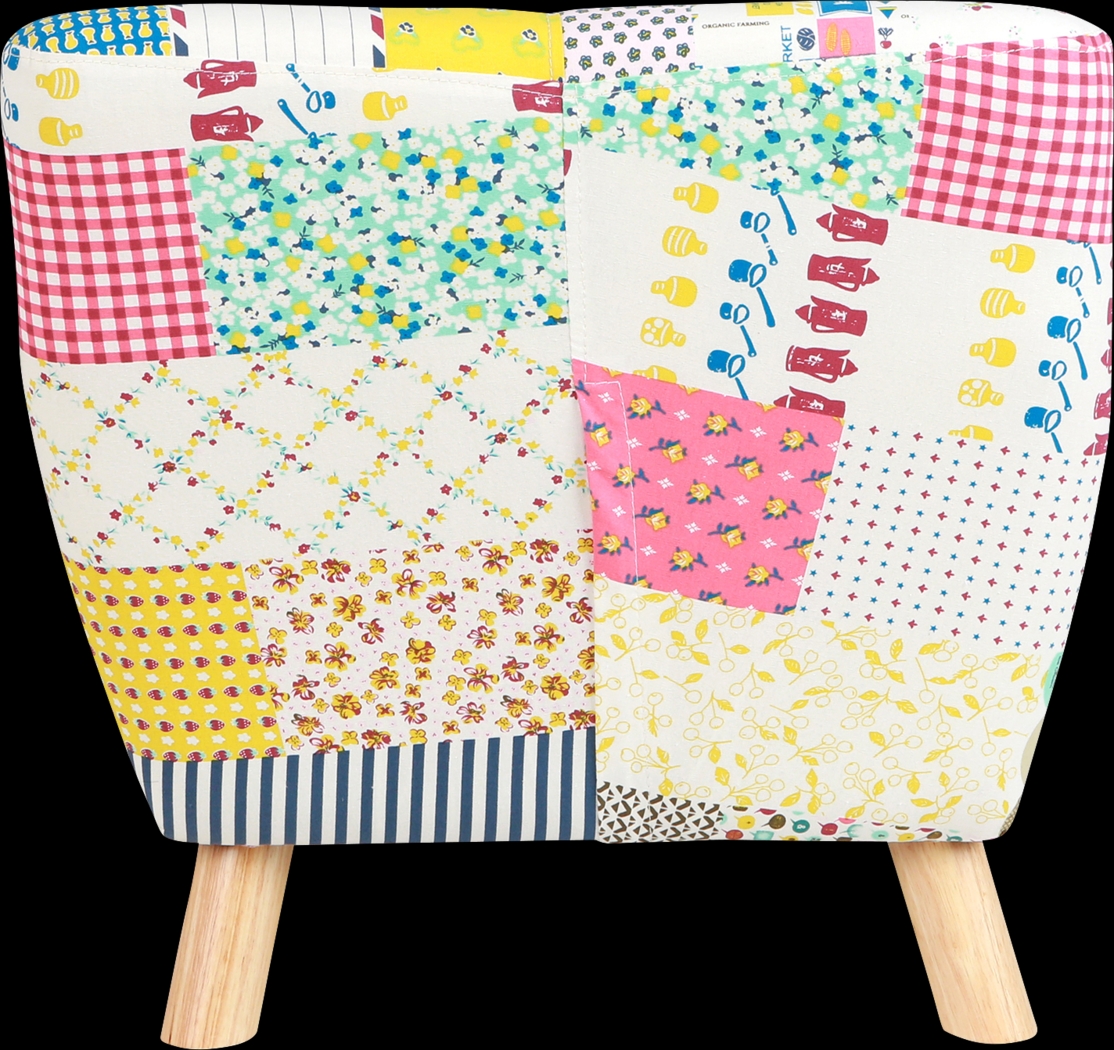 Kids Elvy White Accent Chair - Thumbnail - Image 4