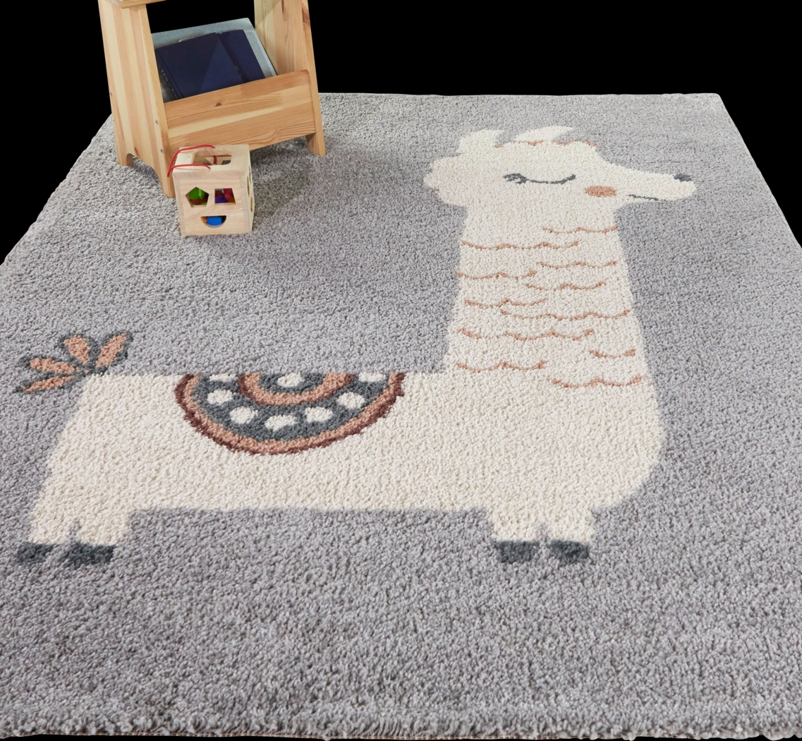 Kids Emden Gray 5'3 x 7' Rug - Thumbnail - Image 2