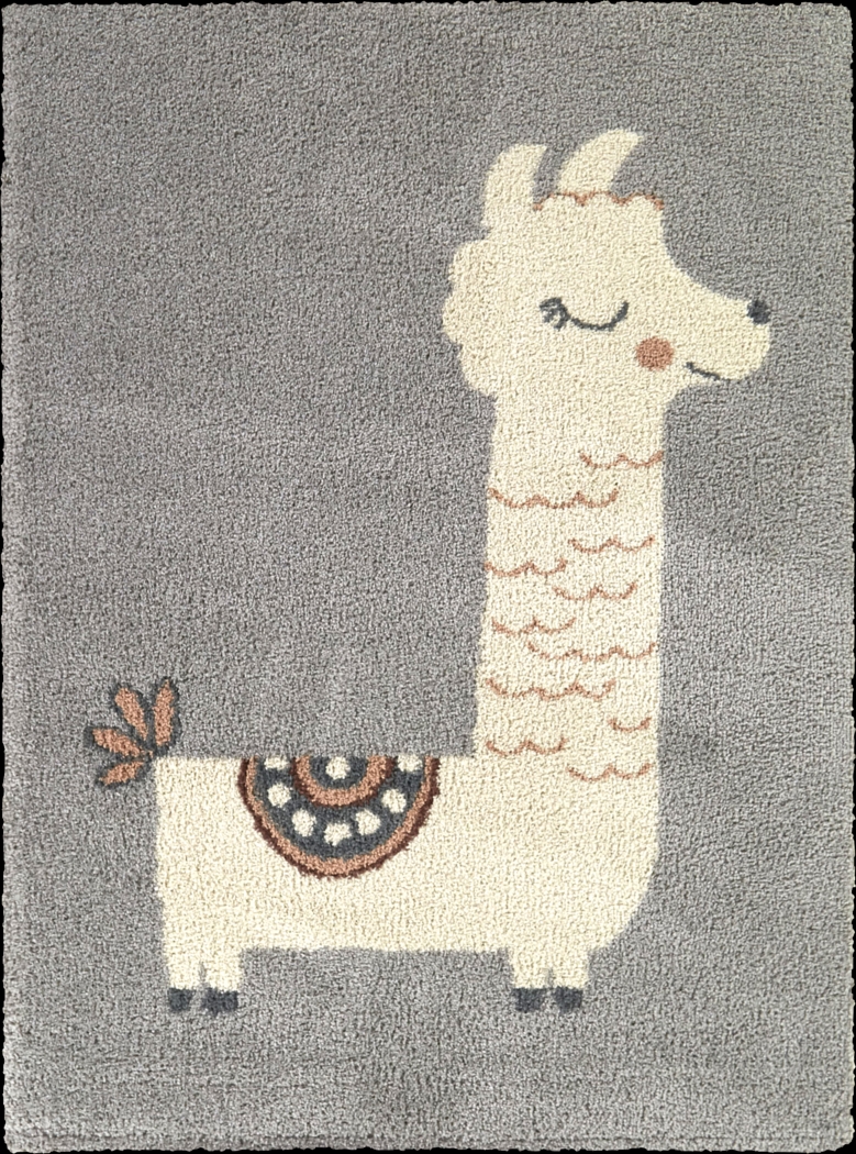 Kids Emden Gray 5'3 x 7' Rug - Thumbnail - Image 1