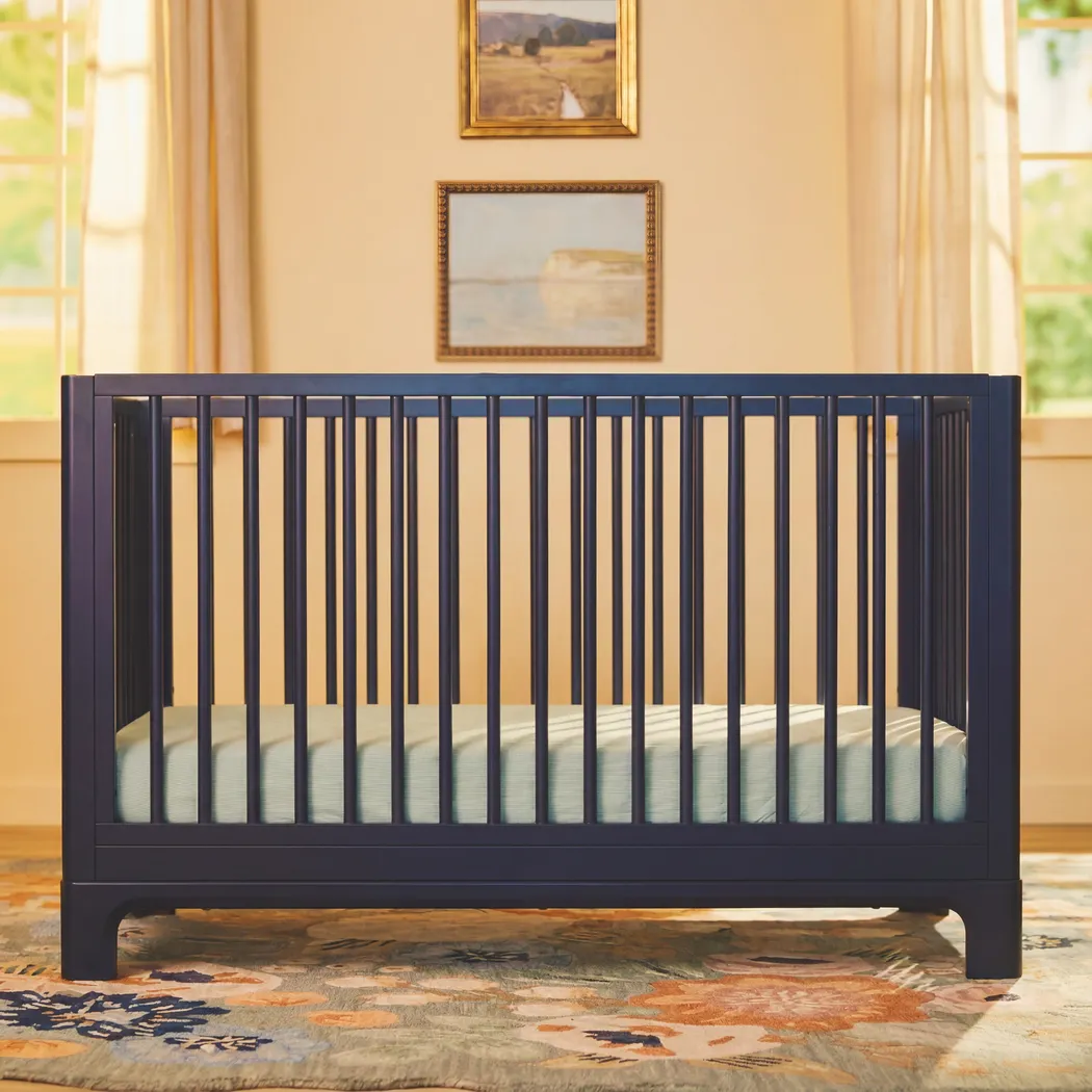 Kids Emero Dark Blue Convertible Crib - Thumbnail - Image 2