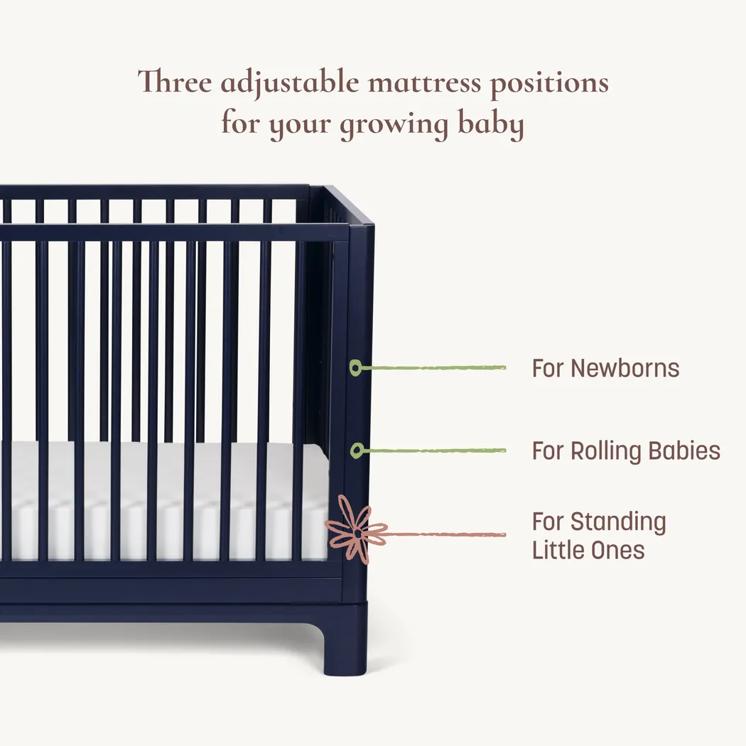 Kids Emero Dark Blue Convertible Crib - Thumbnail - Image 11