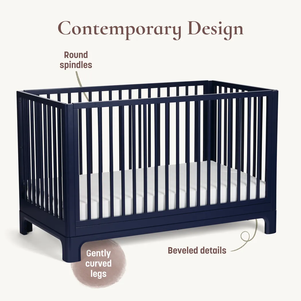 Kids Emero Dark Blue Convertible Crib - Thumbnail - Image 12