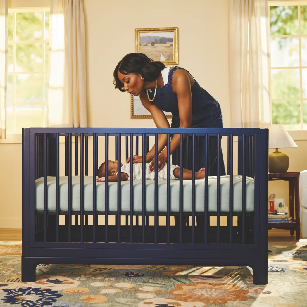 Kids Emero Dark Blue Convertible Crib - Thumbnail - Image 14