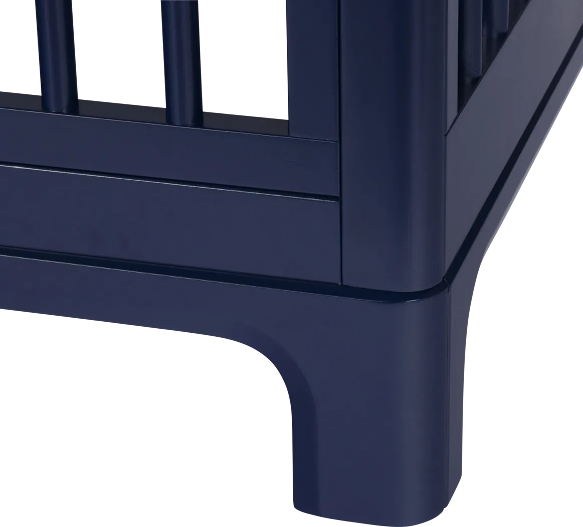 Kids Emero Dark Blue Convertible Crib - Thumbnail - Image 10