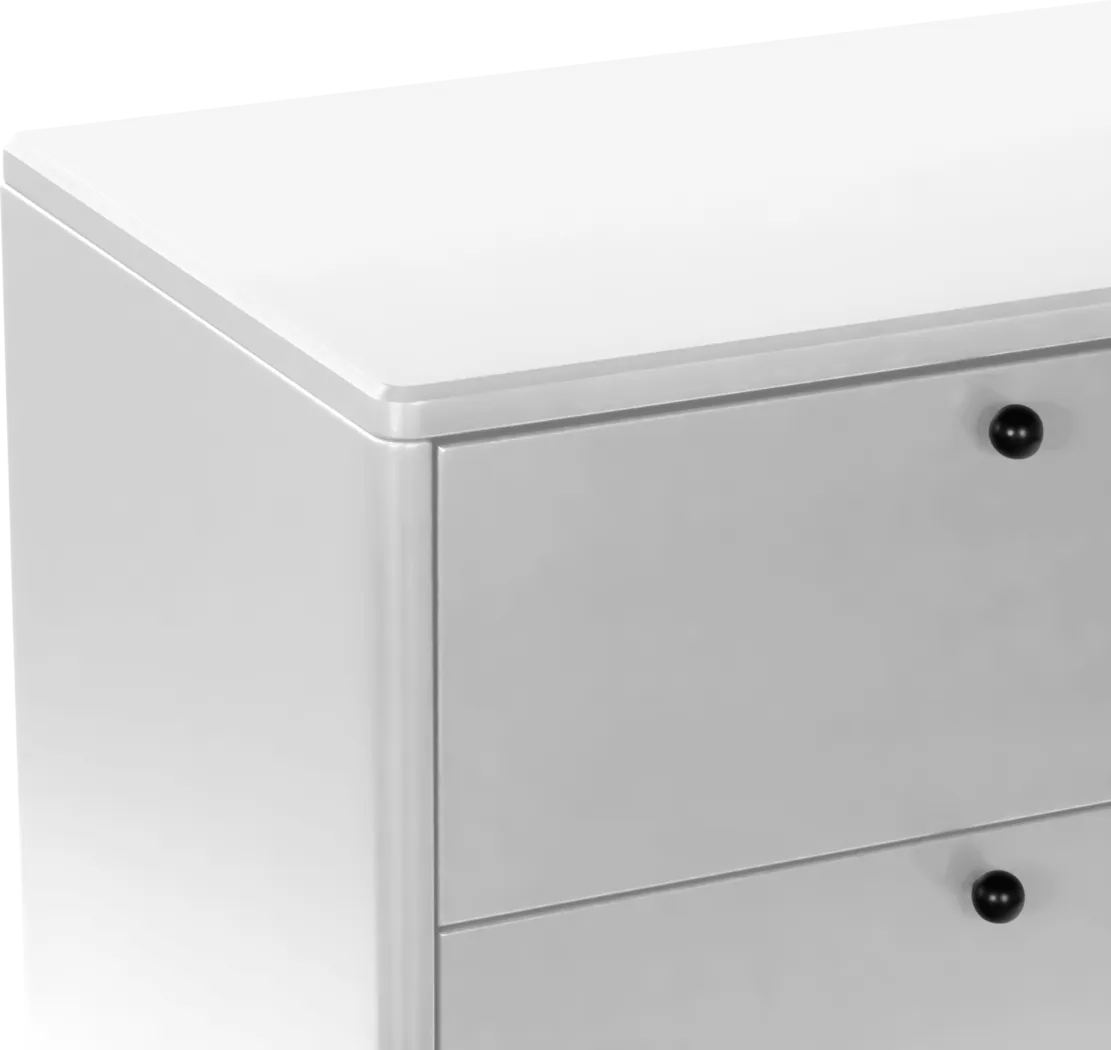 Kids Emero White 6 Drawer Dresser - Thumbnail - Image 6