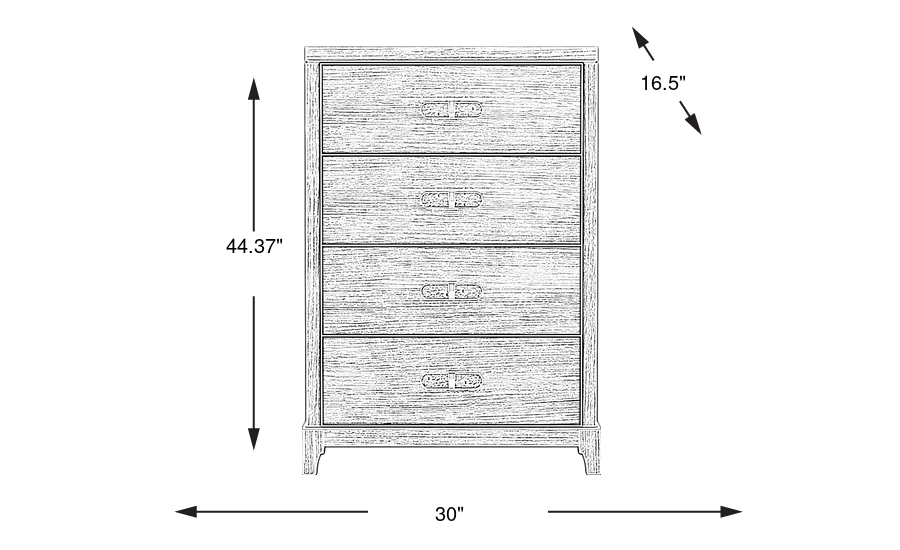 Dimension Image. Please refer to the Dimension Tab on this page for dimension details.