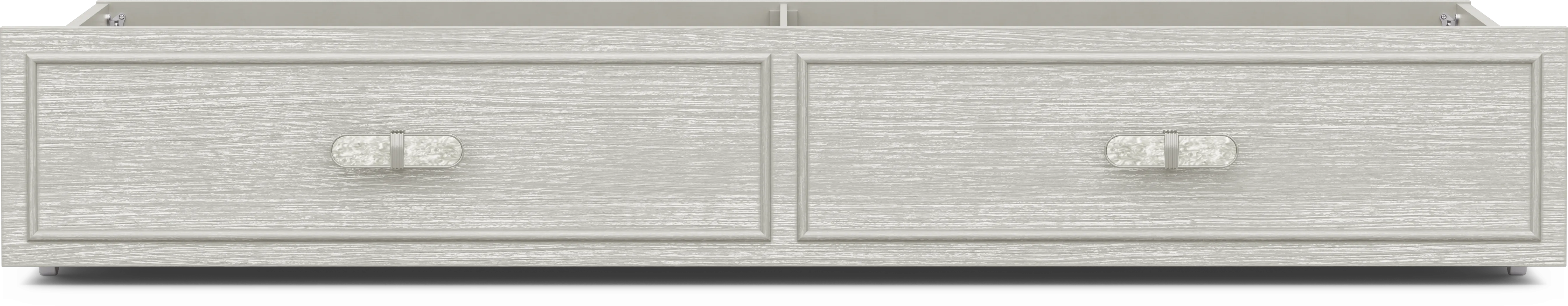 Kids Emilie Rose Wirebrush Gray Twin Storage Trundle - Thumbnail - Image 2