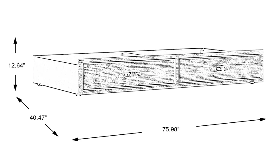 Dimension Image. Please refer to the Dimension Tab on this page for dimension details.