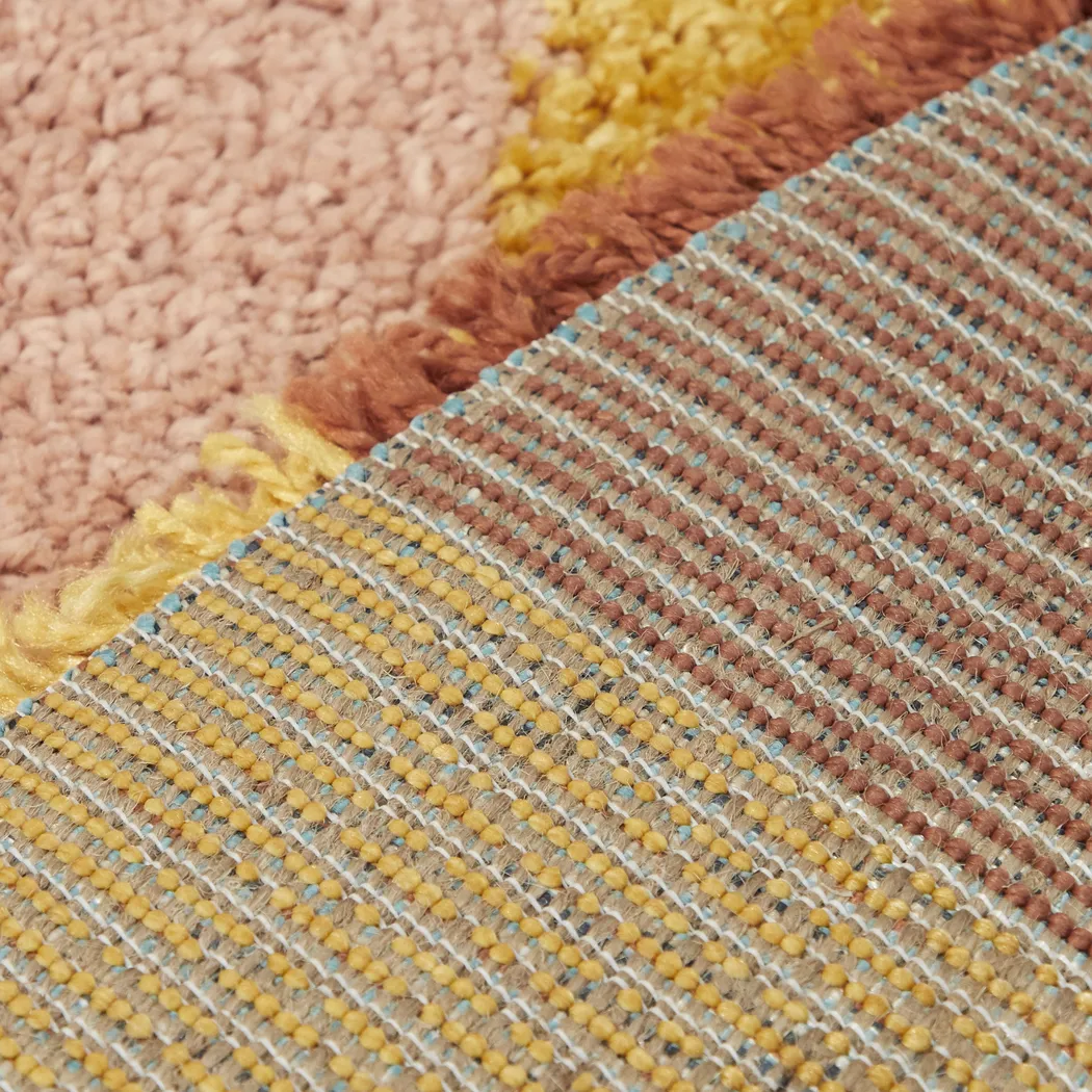 Kids End Of The Rainbow White 7'10 x 10' Rug - Thumbnail - Image 3