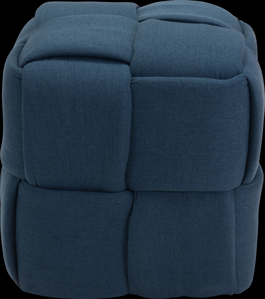 Kids Esher Navy Ottoman - Thumbnail - Image 2