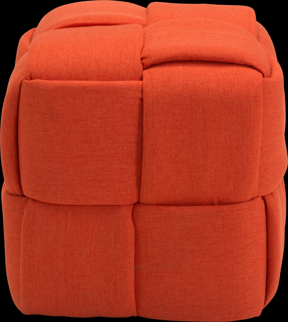 Kids Esher Orange Ottoman - Thumbnail - Image 2