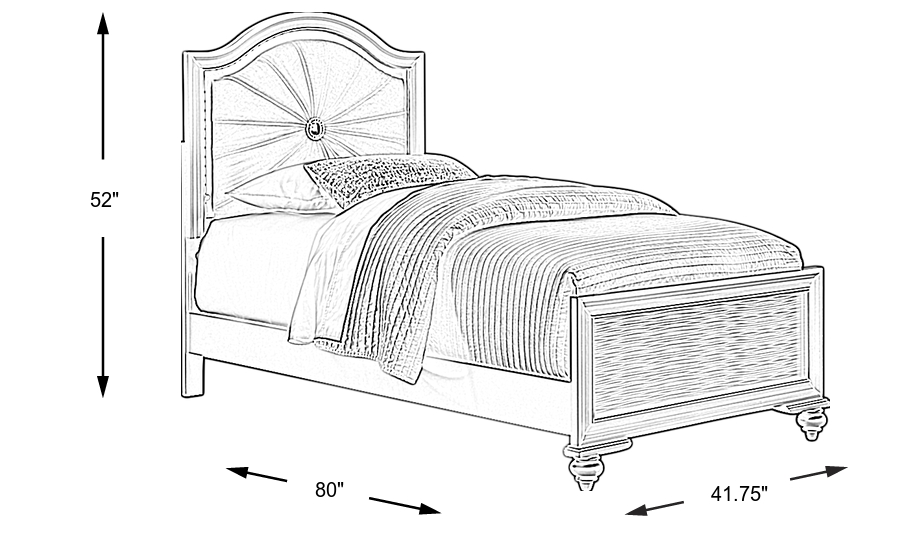 Dimension Image. Please refer to the Dimension Tab on this page for dimension details.