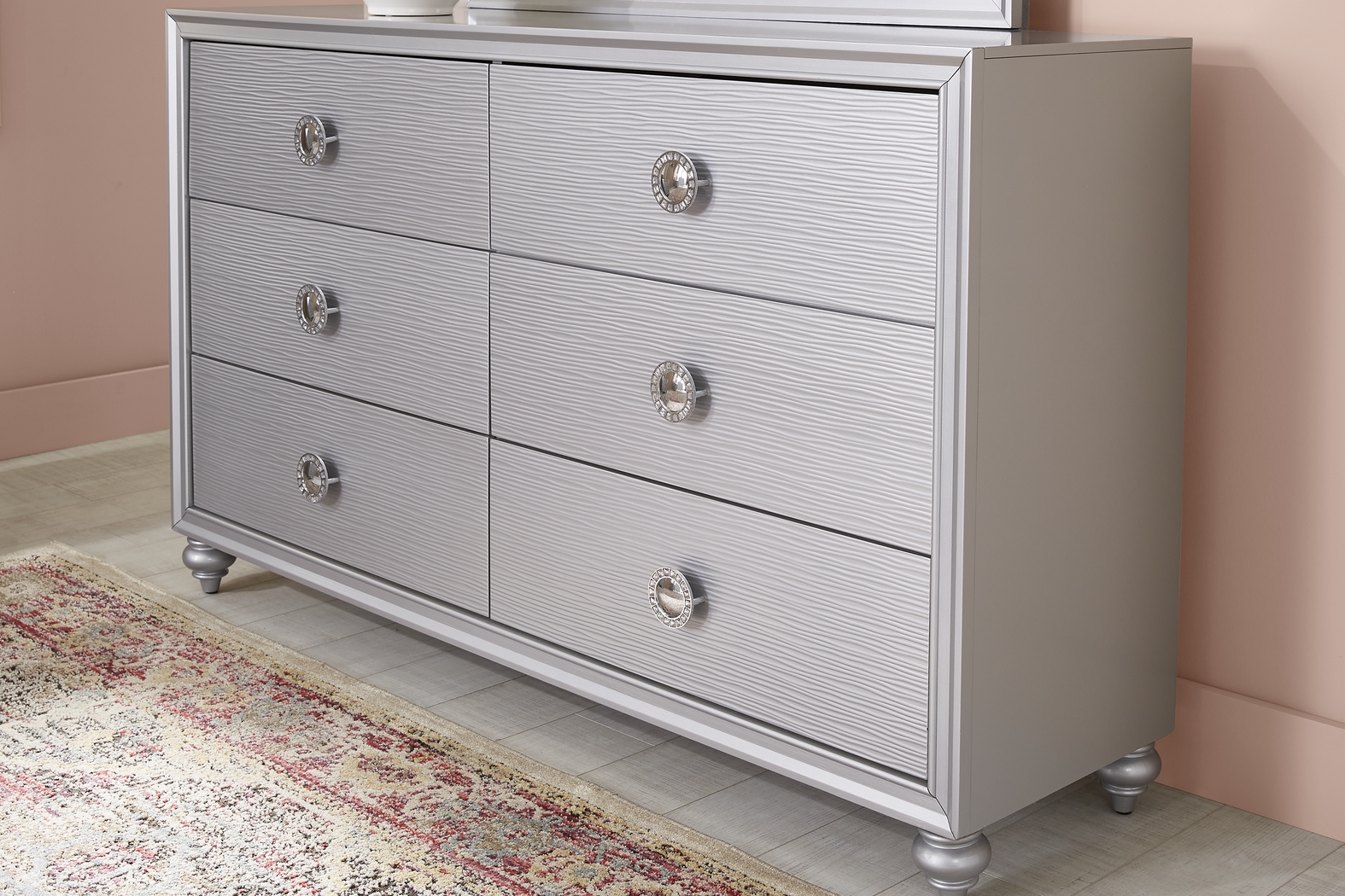 Kids Evangeline Silver Dresser - Thumbnail - Image 3