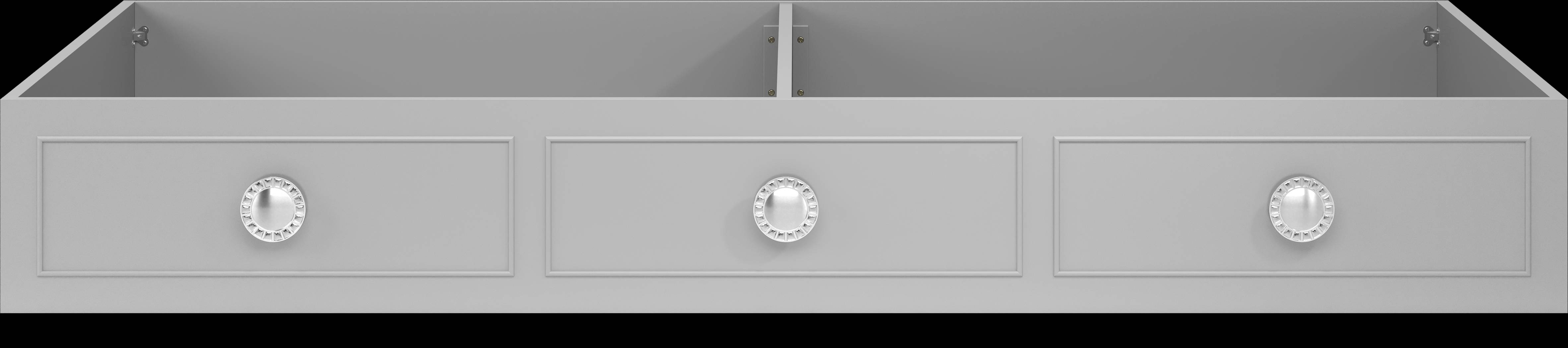 Kids Evangeline Silver Twin Storage Trundle - Thumbnail - Image 1