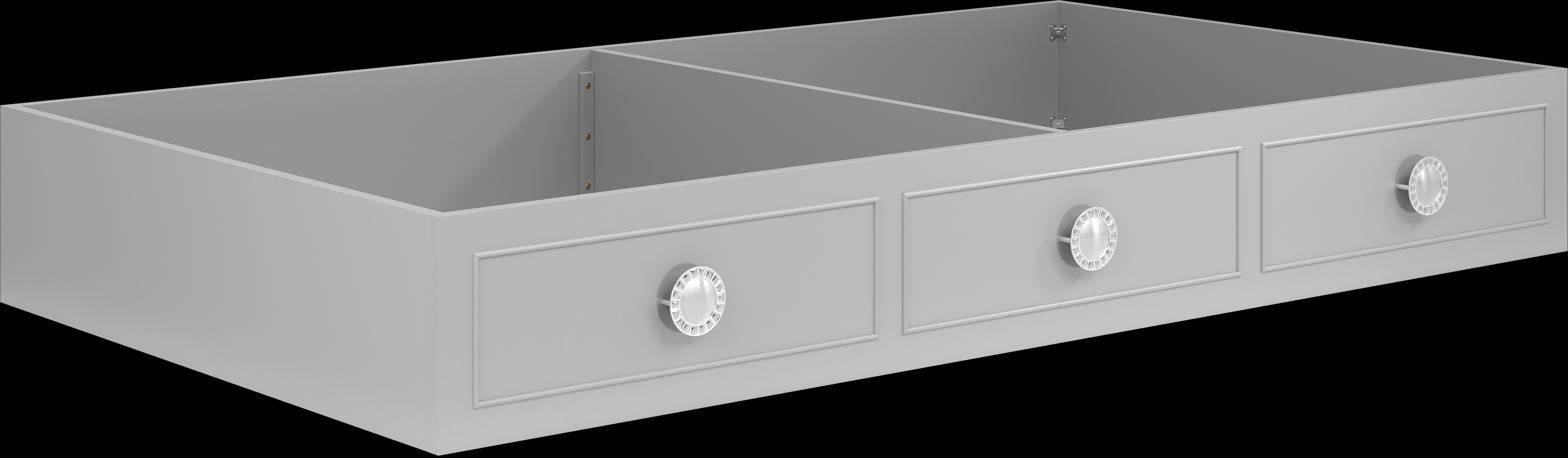 Kids Evangeline Silver Twin Storage Trundle - Thumbnail - Image 2