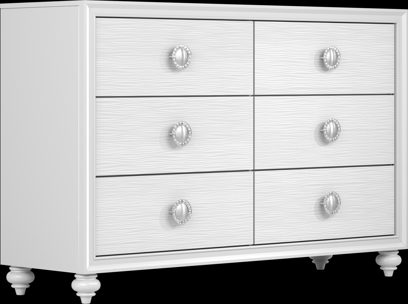 Kids Evangeline White 5 Pc Twin Lighted Upholstered Bedroom - Thumbnail - Image 5