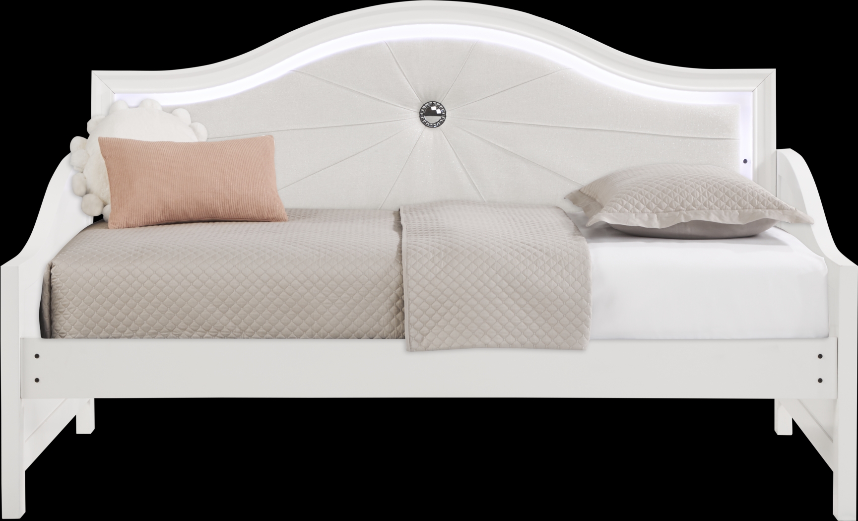 Kids Evangeline White 5 Pc Twin Daybed Bedroom - Thumbnail - Image 4