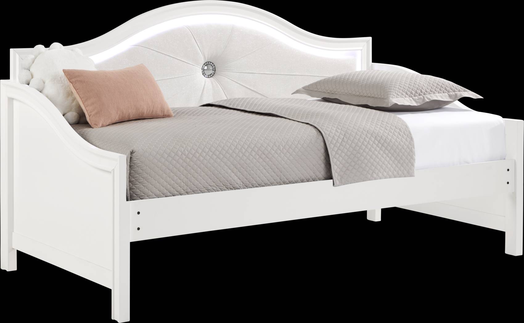 Kids Evangeline White 5 Pc Twin Daybed Bedroom - Thumbnail - Image 3