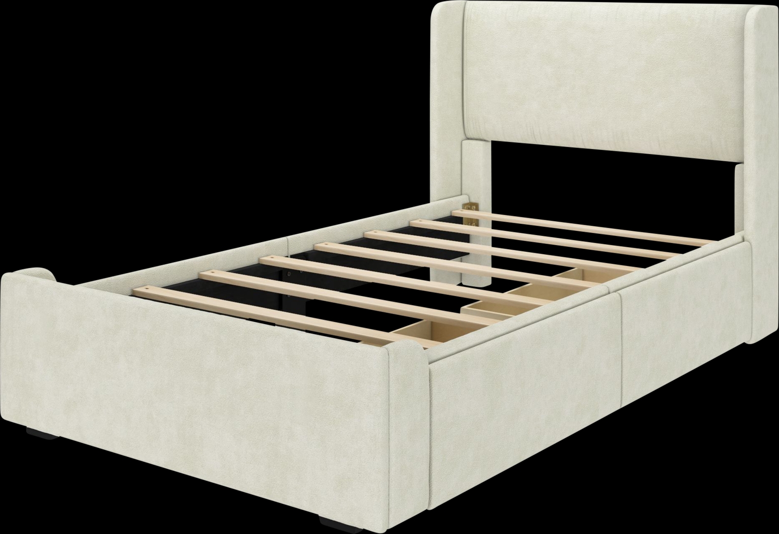 Kids Evosa I Cream Twin Bed - Thumbnail - Image 1