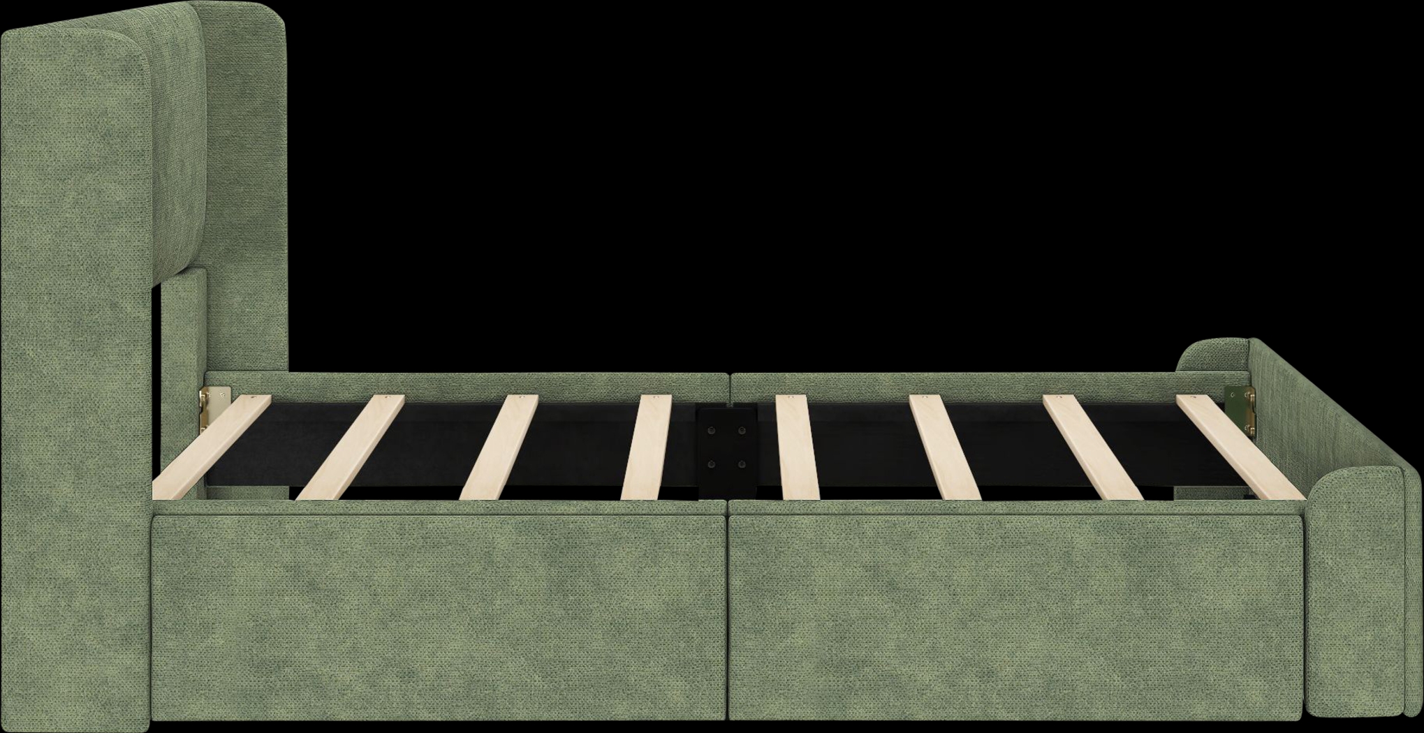 Kids Evosa I Green Twin Bed - Thumbnail - Image 6