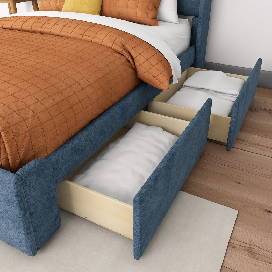 Kids Evosa II Blue Full Bed - Thumbnail - Image 7