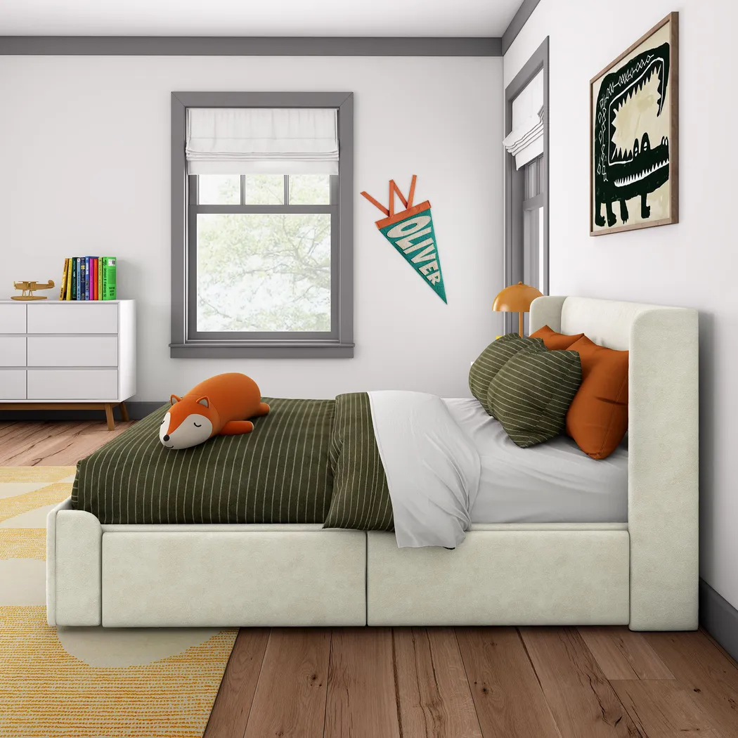 Kids Evosa II Cream Full Bed - Thumbnail - Image 2