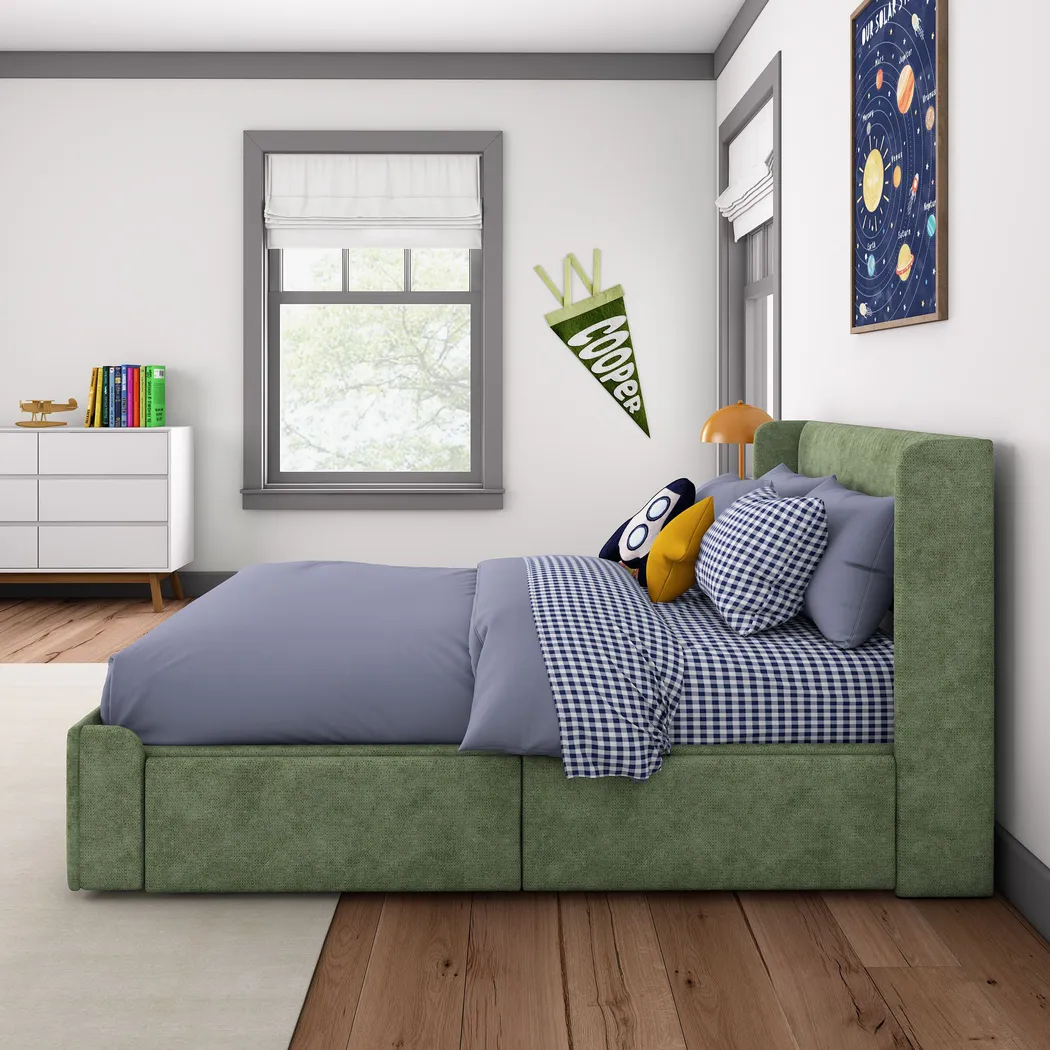 Kids Evosa II Green Full Bed - Thumbnail - Image 4