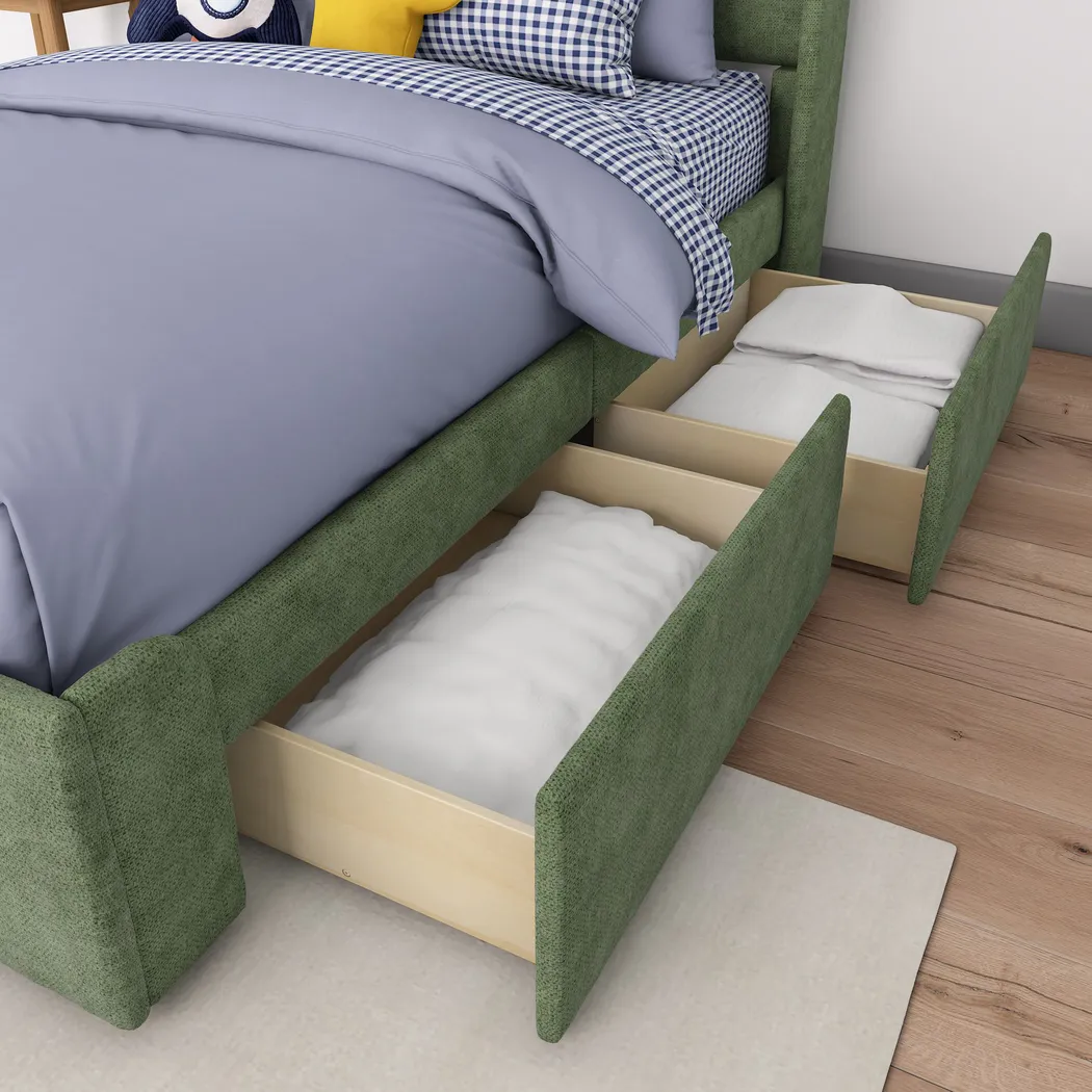 Kids Evosa II Green Full Bed - Thumbnail - Image 6