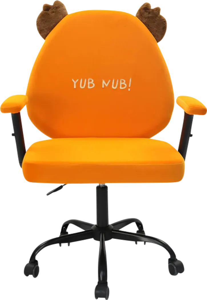 Kids Ewok Orange Swivel Chair - Thumbnail - Image 2