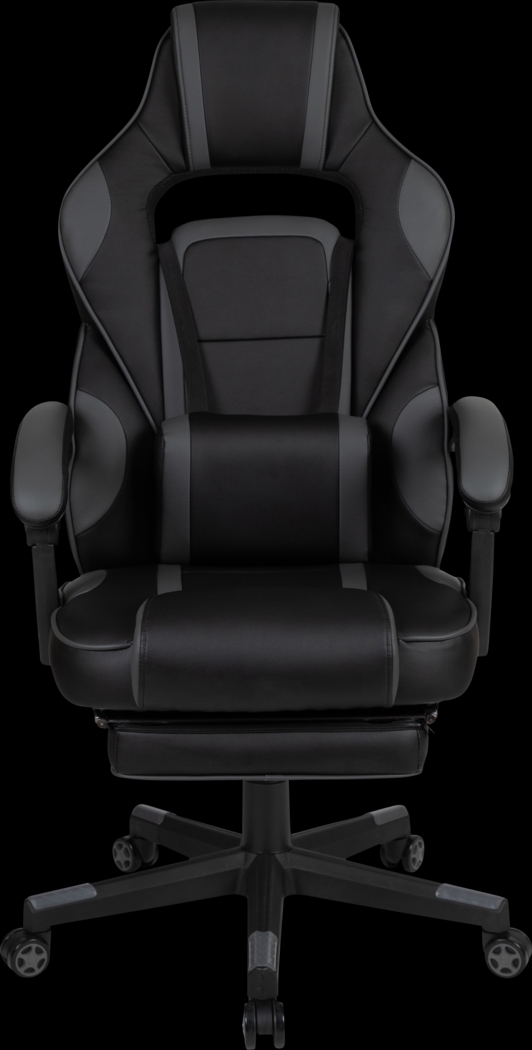 Exfor Gray Ergonomic PC Gaming Chair with Footrest - Thumbnail - Image 4