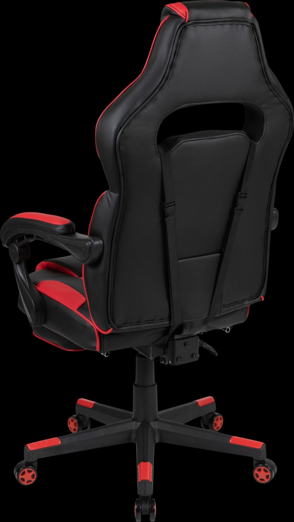 Exfor Red Ergonomic PC Gaming Chair with Footrest - Thumbnail - Image 3