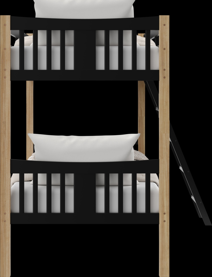 Kids Fablea Black Twin/Twin Bunk Bed - Thumbnail - Image 7