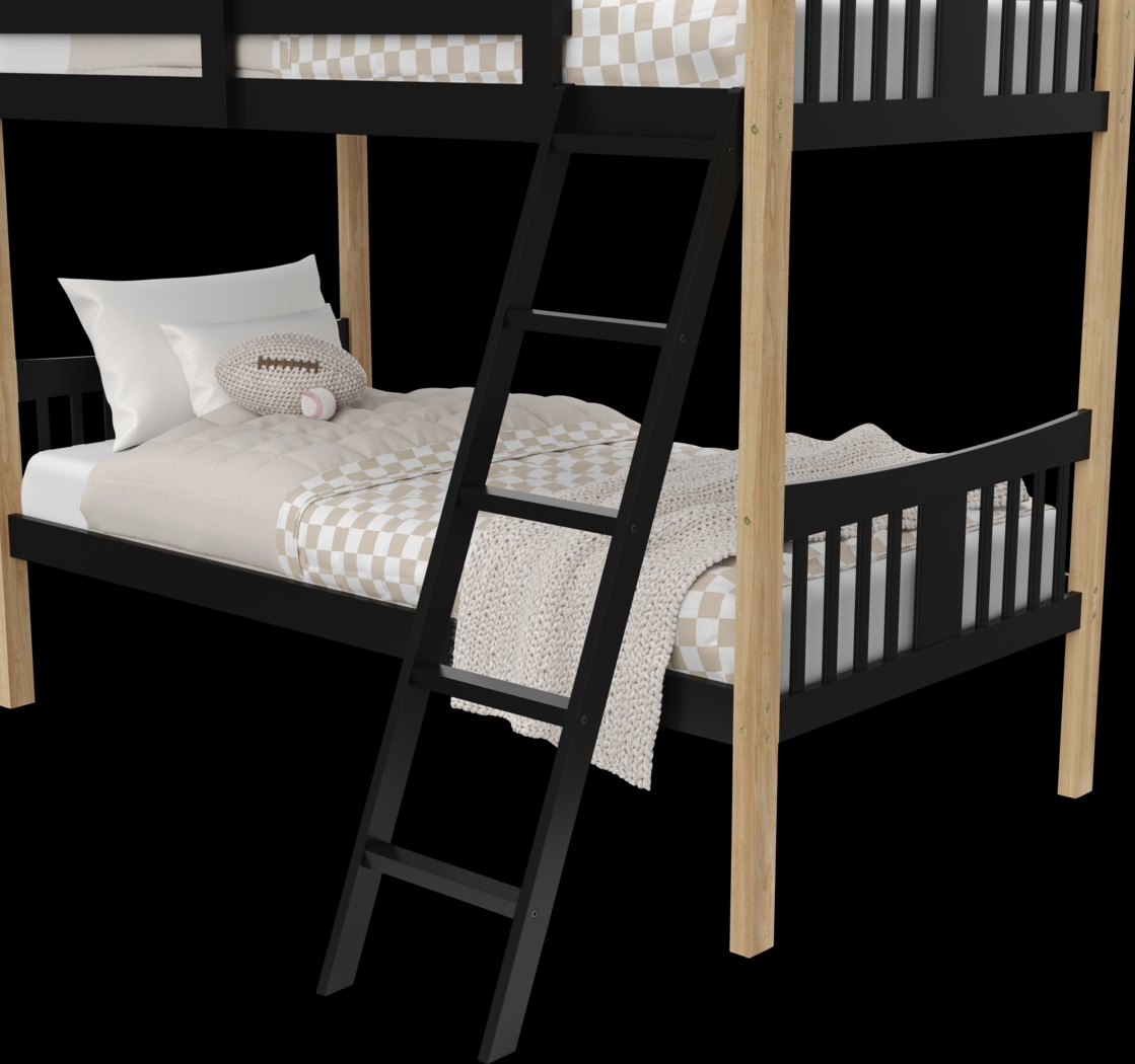Kids Fablea Black Twin/Twin Bunk Bed - Thumbnail - Image 8