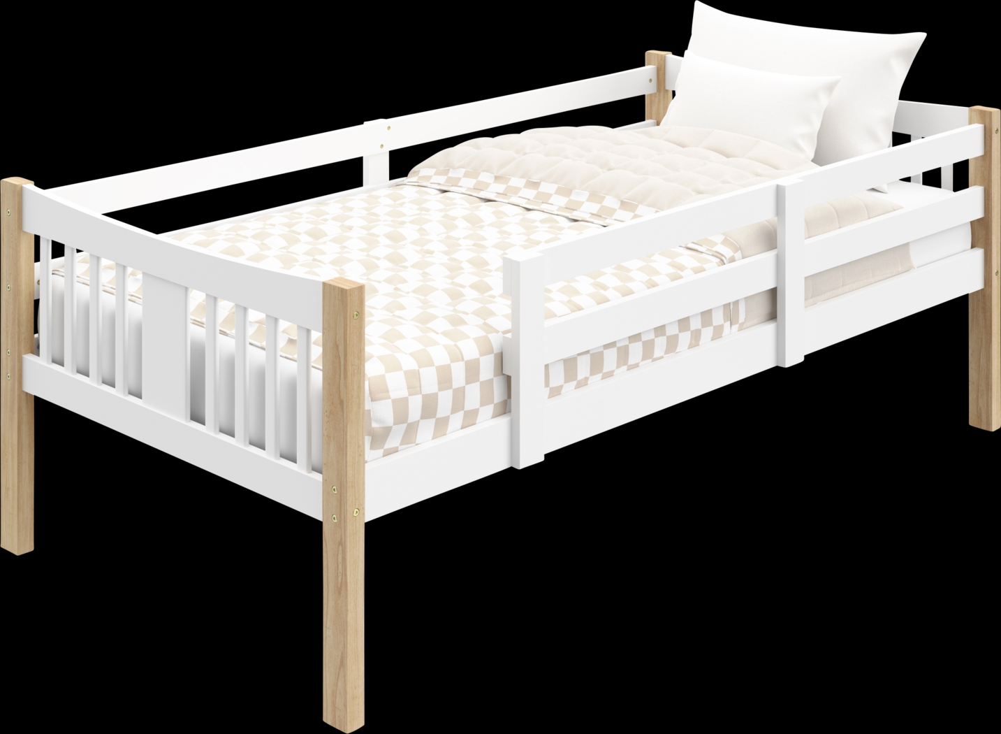 Kids Fablea White Twin/Twin Bunk Bed - Thumbnail - Image 10