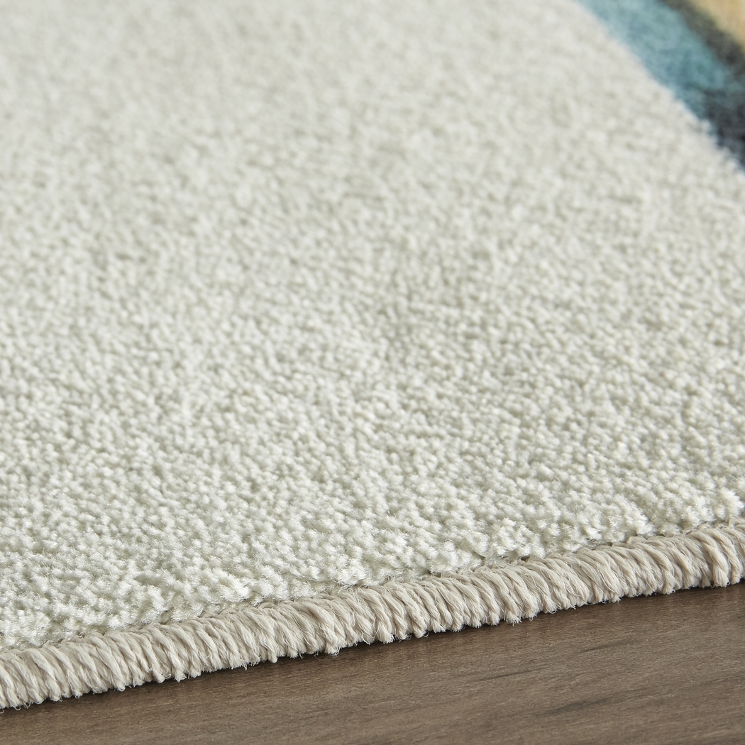 Kids Fairy Tale World White 5' x 8' Rug - Thumbnail - Image 3