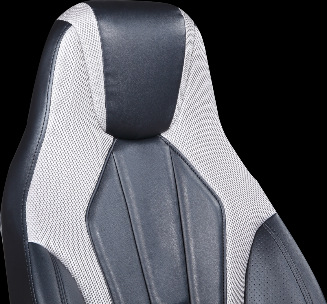 Kids Faryn Black/Gray Gaming Desk Chair - Thumbnail - Image 3