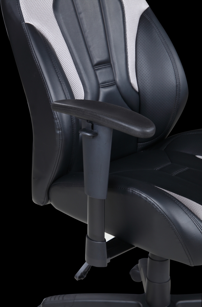 Kids Faryn Black/Gray Gaming Desk Chair - Thumbnail - Image 5