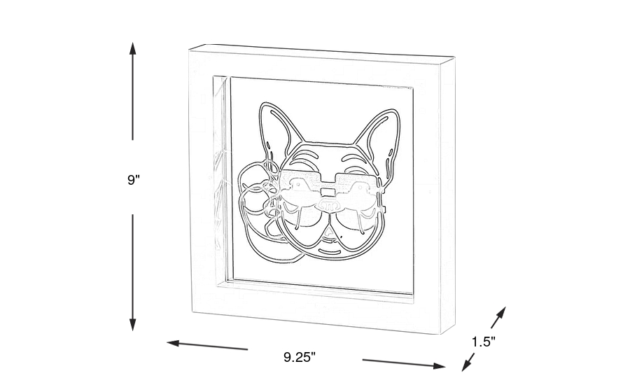 Dimension Image. Please refer to the Dimension Tab on this page for dimension details.