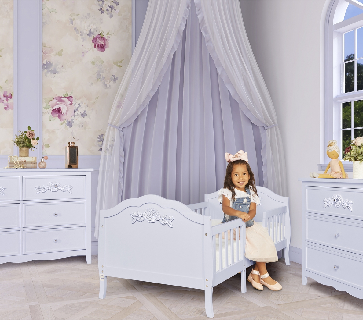 Kids Faylo Lavender Toddler Bed - Thumbnail - Image 4