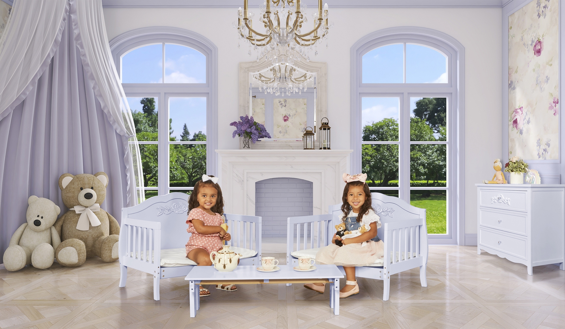 Kids Faylo Lavender Toddler Bed - Thumbnail - Image 5