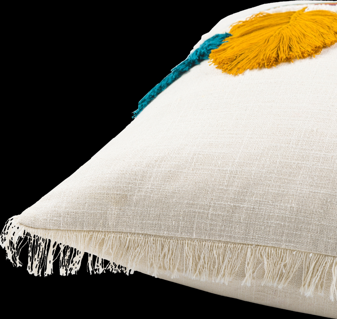Kids Featherly Cream Accent Pillow - Thumbnail - Image 3