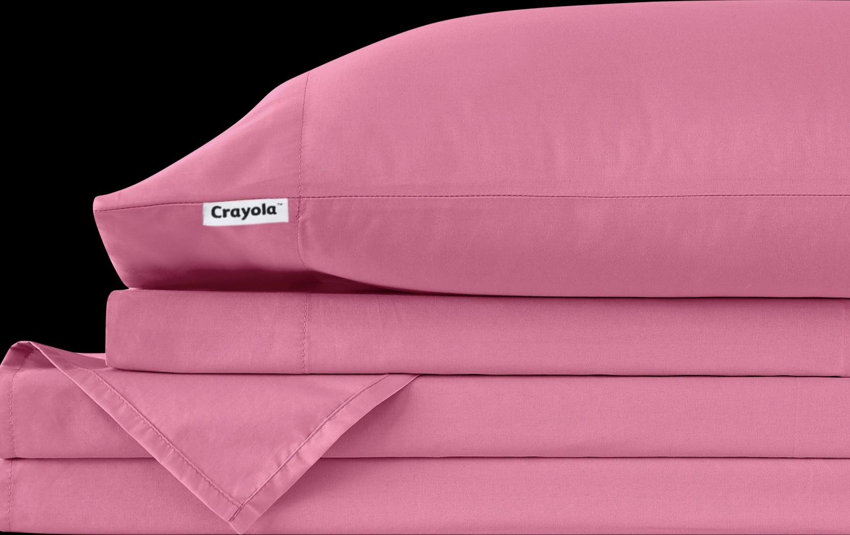 Kids Feeling Bright Pink Queen Sheet Set - Thumbnail - Image 3