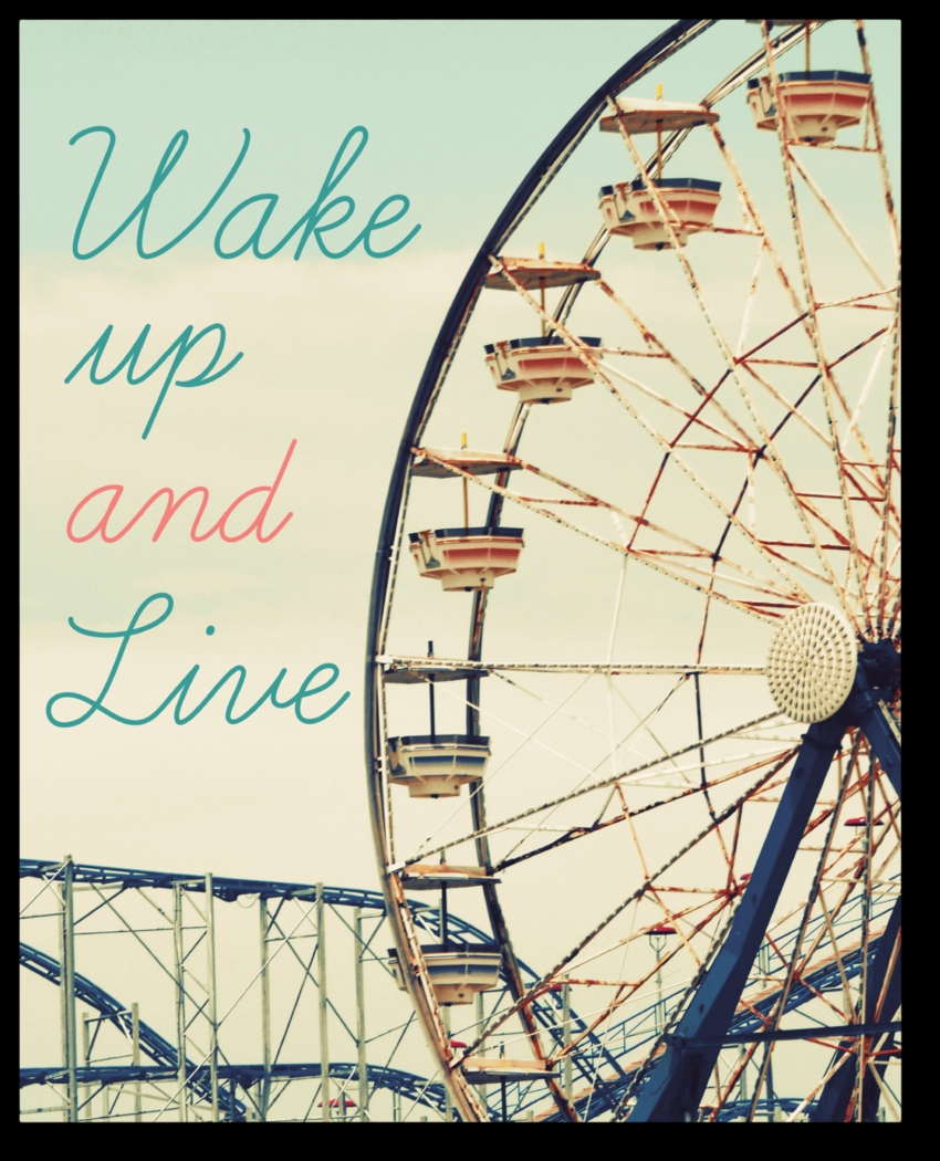 Kids Ferris Wheel Fun Cream Artwork - Thumbnail - Image 1