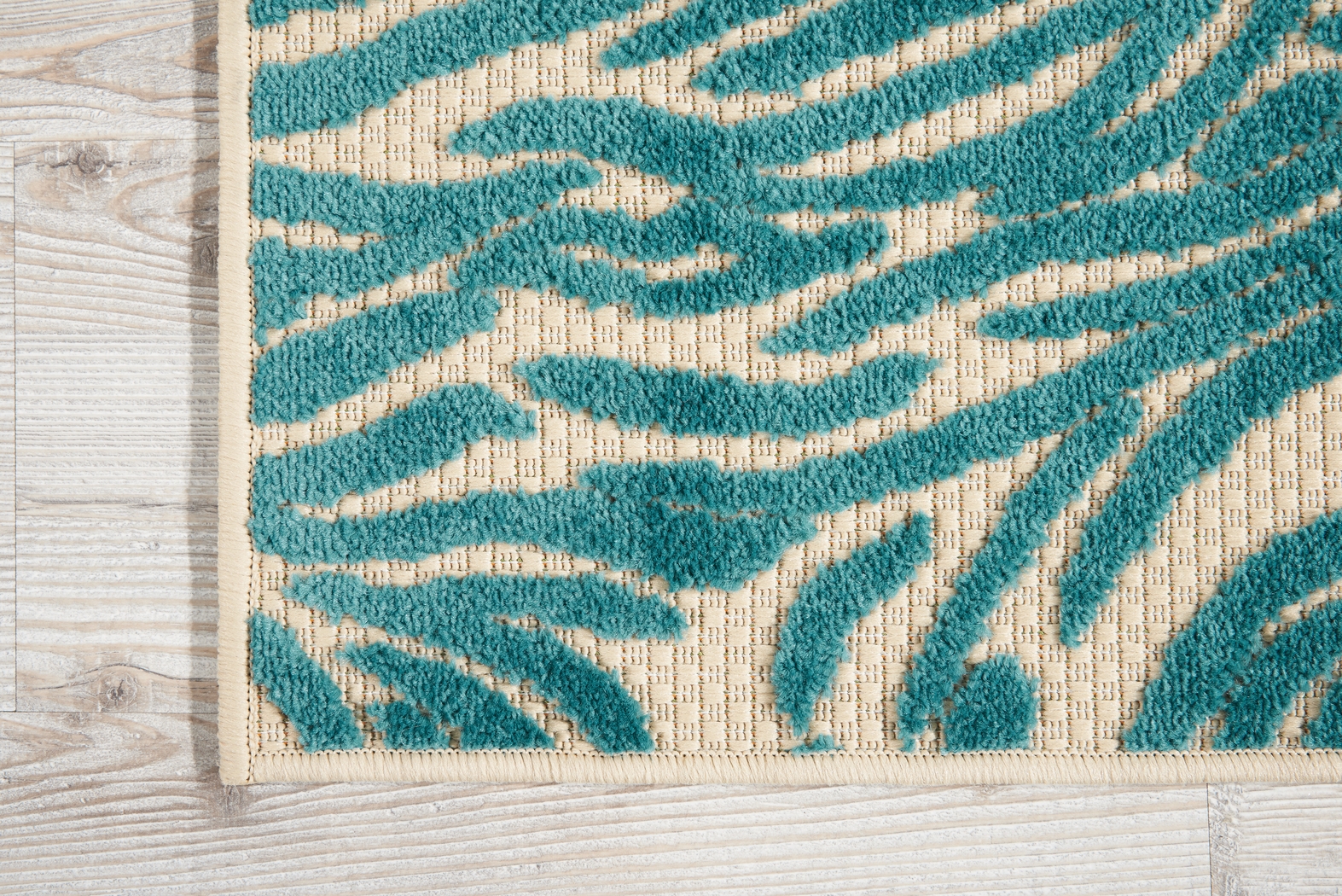 Kids Festive Coral Aqua 3' x 4' Rug - Thumbnail - Image 2