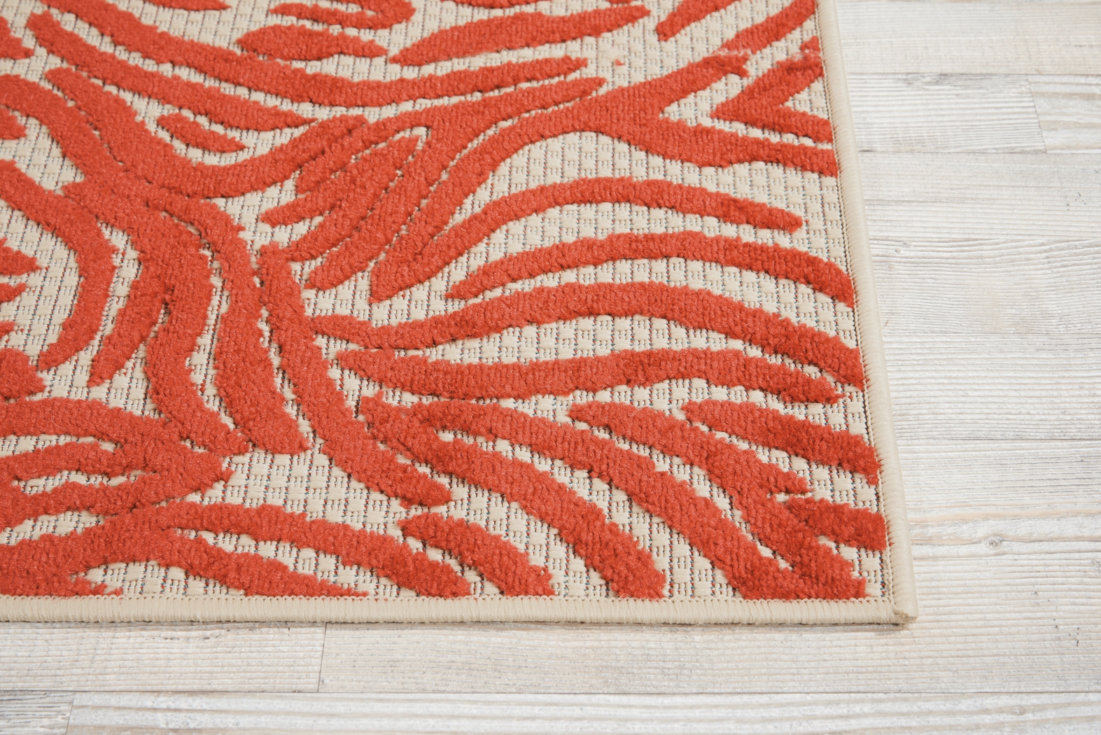 Kids Festive Coral Red 3' x 4' Rug - Thumbnail - Image 3