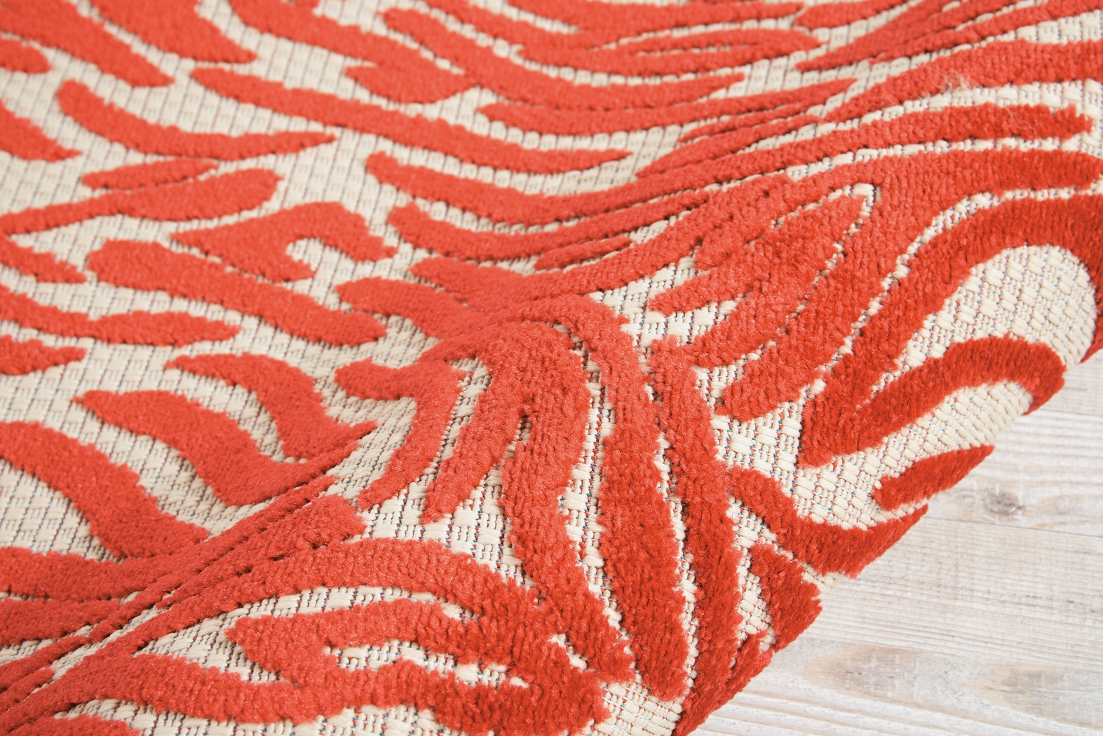 Kids Festive Coral Red 3' x 4' Rug - Thumbnail - Image 5