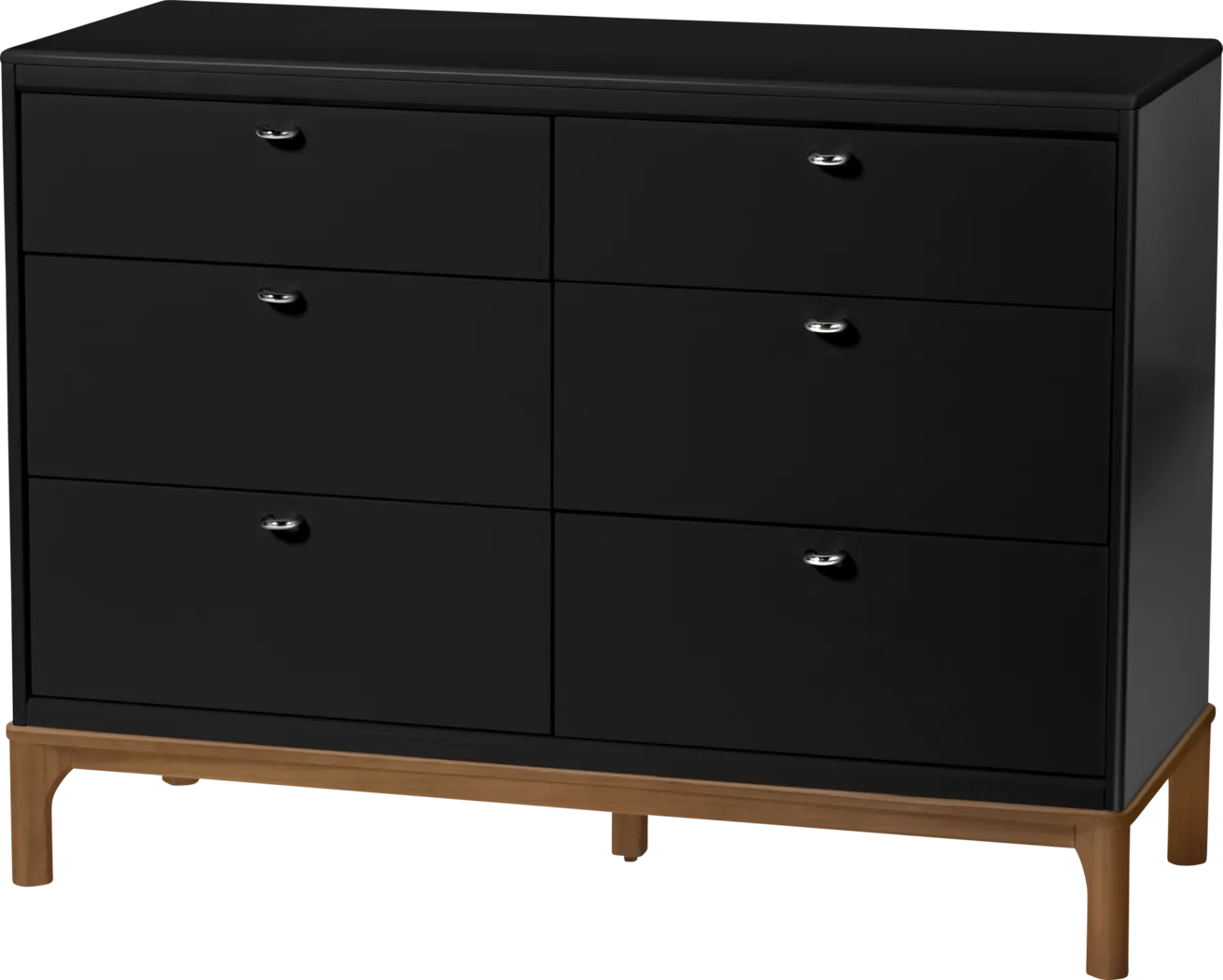 Kids Fiedu Black/Brown 6 Drawer Dresser - Thumbnail - Image 5