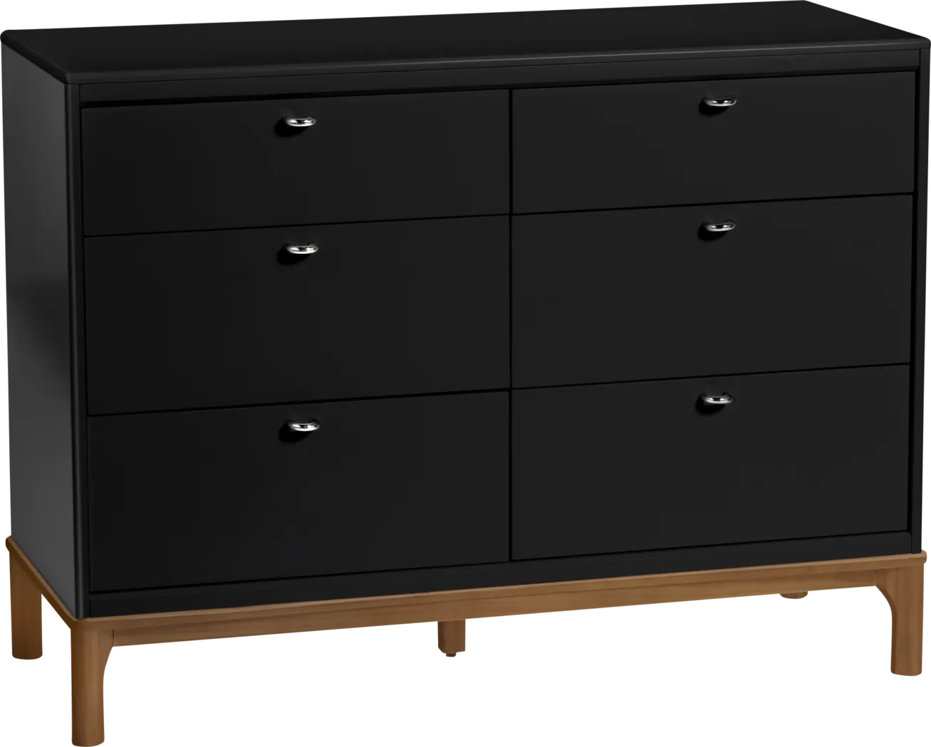 Kids Fiedu Black/Brown 6 Drawer Dresser - Thumbnail - Image 6
