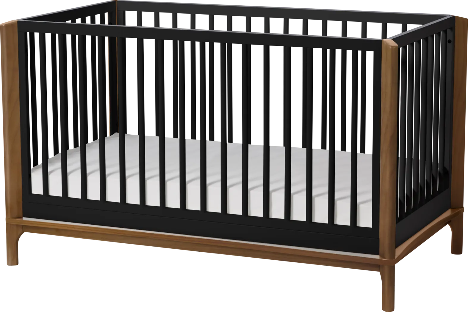 Kids Fiedu Black/Brown Convertible Crib - Thumbnail - Image 7
