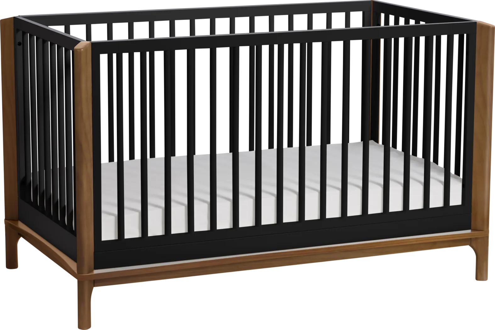 Kids Fiedu Black/Brown Convertible Crib - Thumbnail - Image 9